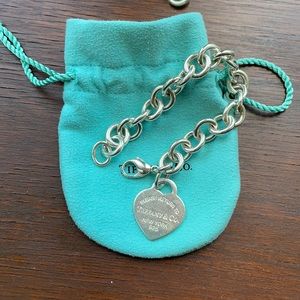 Tiffany & Co. Heart Tag Charm Bracelet